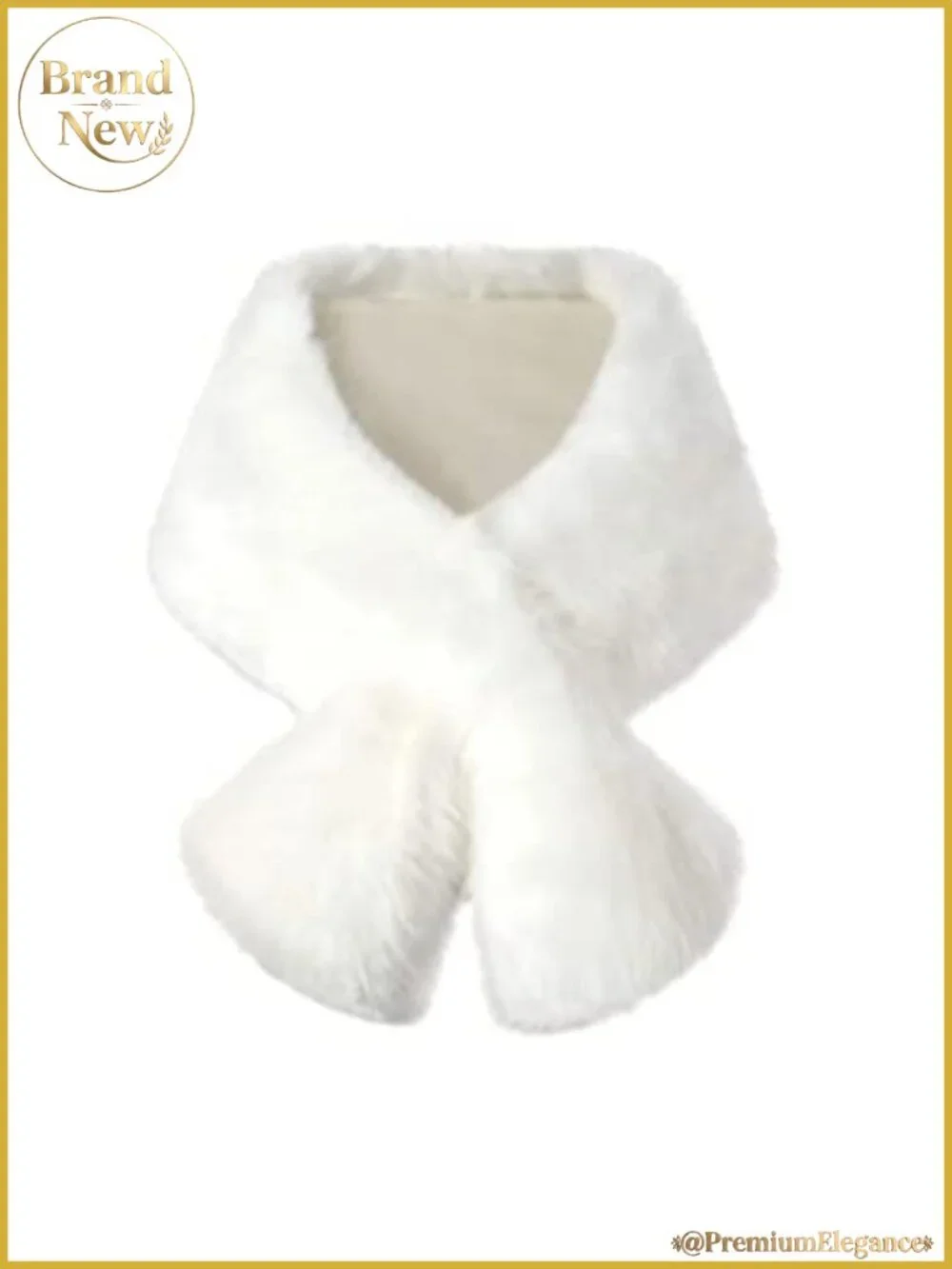 Faux Fur Collar Shawl Scarf Wrap for Winter Coat